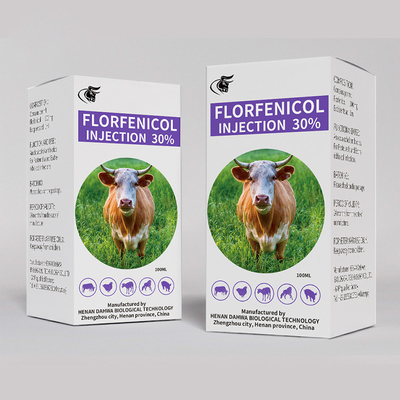 동물을 위한 플로르페니콜 30% 주입 수의사 주사 가능 약제 50 밀리람베르트 100 밀리람베르트 항생제