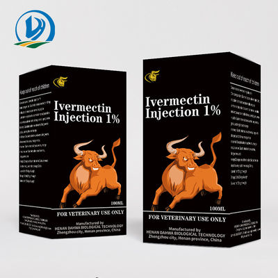 Ivermectin 1% 주입 가축을 위한 수의 주사 가능한 약 구충제 주입