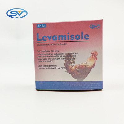 CAS 16595-80-5 수의 구충제 30% Levamisole 염산염