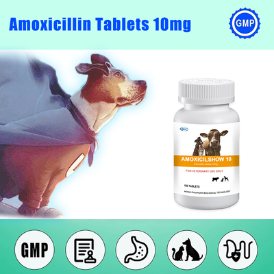 수의학 둥근 덩어리 태블릿 수의약 아목시실린은 개를 위해 항바이러스성인 10 마그네슘을 답니다