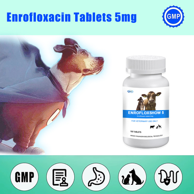 Pet을 위한 엔로플록사신 수의사 둥근 덩어리 태블릿 5 마그네슘 둥근 덩어리 의약품