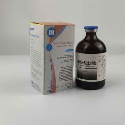 CHBT Enrofloxacin 10% 수의학 주사용 약물 Quinolones 100ml